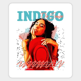 Indigo De Sauza Fan Art Retro Design // Vintage Magnet